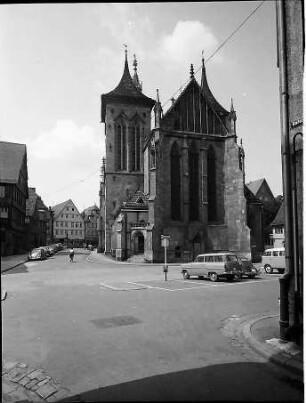 Reutlingen: Rückseite der Marienkirche mit Chor