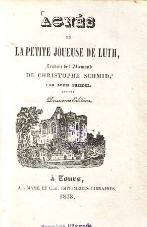 Agnès Ou La Petite Joueuse De Luth