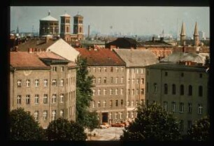 Diapositiv: Naunynstraße, Naunynplatz, 1983