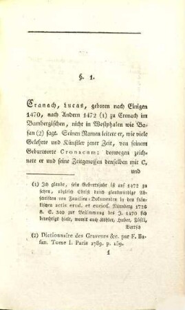 Lucas Cranachs Leben und Werke