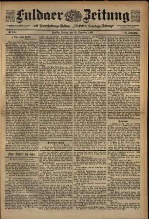 Ausgabe vom Freitag, den 30. Dezember 1898.