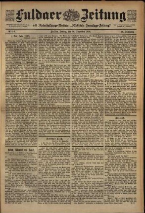 Ausgabe vom Freitag, den 30. Dezember 1898.