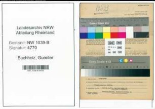 Entnazifizierung Guenter Buchholz , geb. 29.03.1921 (Arzt)
