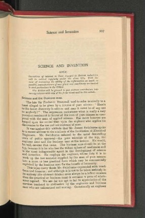 Science and Invention.
