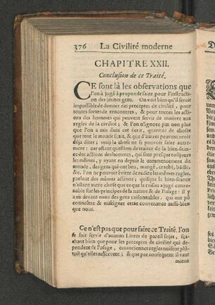 Chapitre XXII. Capitel XXII.