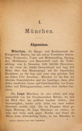 Wilhelm Keller's München und seine Umgebung durch die Königsschlösser : Nebst Katalog der Alten und Neuen Pinakothek