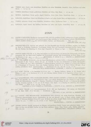 Zinn (Nr. 505-578)