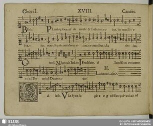 XVIII. II. Lamentatio: Daleth viae Sion lugent