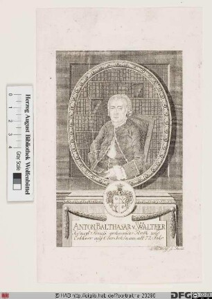 Bildnis Anton Balthasar Walther (1748 von)