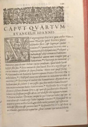 Capvt Qvartvm Evangelii Ioannis.