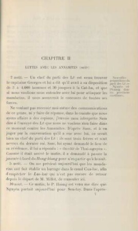 Chapitre III. Luttes avec les Annamites (suite)