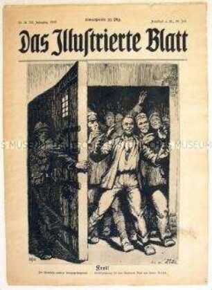 Wochenzeitschrift "Das Illustrierte Blatt" u.a. zum Versailler Vertrag