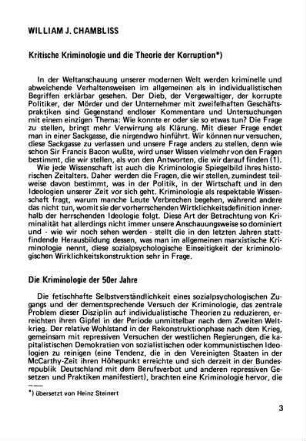 3-16, Kritische Kriminologie und die Theorie der Korruption