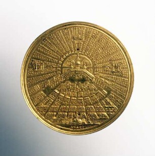 Medaille: Gründung der Stadt Karlsruhe