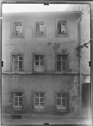 Meißen-Altstadt, Jüdenbergstraße 31. Wohnhaus. Straßenfront (Teilansicht)