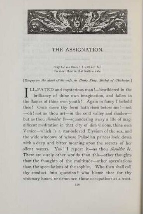 The assignation