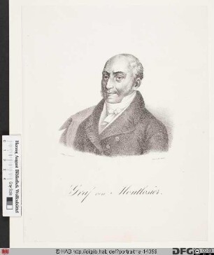 Bildnis François-Dominique de Reynaud, comte de Montlosier
