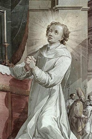 Die heilige Ursula erscheint dem heiligen Norbert und die Auffindung ihrer Reliqiuen in Köln