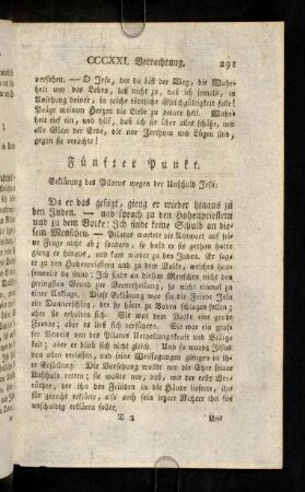 292-299, Jesu Schweigen vor dem Pilatus.