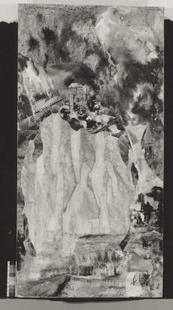 Abstrahierte Komposition "Melting Ice"