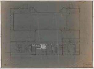 Stadttheater, Krefeld: Grundriss 1. Obergeschoss 1:50