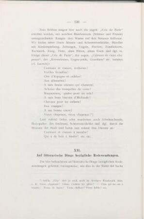 XII. Auf litterarische Dinge bezügliche Redewendungen.