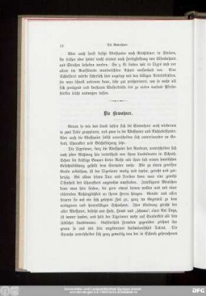Die Bewohner.
