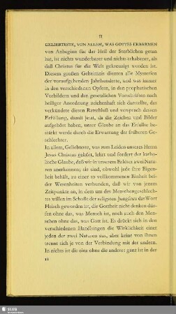 II. [Gottes Erbarmen]