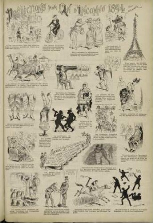 Prédictions pour l'an d'inconnu 1894 par Draner