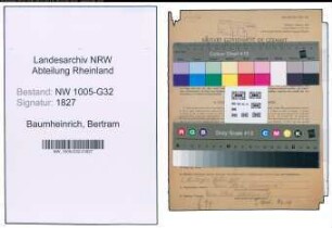 Entnazifizierung Bertram Baumheinrich , geb. 26.02.1892 (Arbeiter)