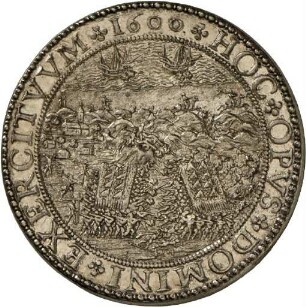 Medaille auf die Schlacht von Nieuport, 1600