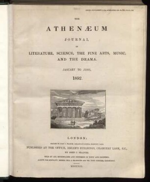 1892,1: The Athenaeum