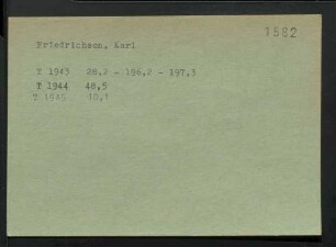 Friedrichson, Karl