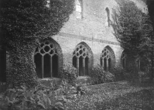Cammin, Dom : Cammin (Kamien Pomorski/Polen). Dom Sankt Maria und Sankt Johannes der Täufer (1101/1200 begonnen). Kreuzgang (Wiederherstellung 1881)