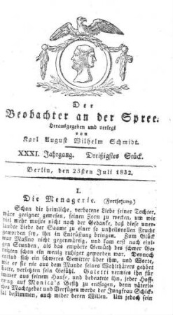 30. Stueck, 23. Juli 1832