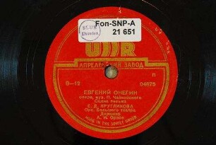 Evgenij Onegin : Scena pis'ma / muz. P. Čajkovskogo