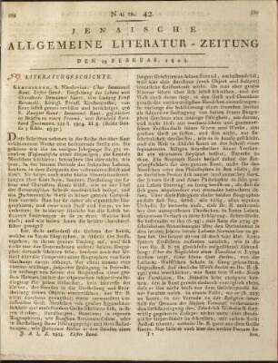 Num. 42. Den 19. Februar 1805
