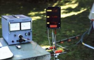 Fotografie: Informationstechnik, Sensortechnik, Radarsensor, Labortest, Messtechnik