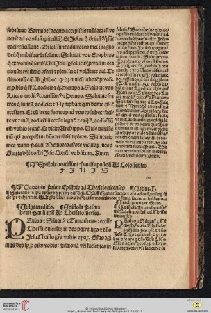 Canones Prime Epistole ad Thessalonicenses