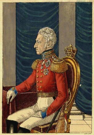 Bildnis von Friedrich VI. (1768-1839), König von Dänemark