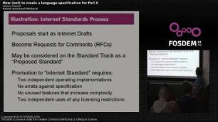 How (not) to create a language specification for Perl 6: Lessons learned