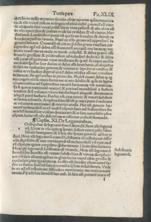 Capitulum. XI. De Leguminibus.