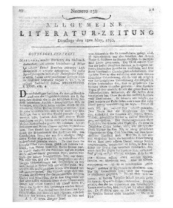 Gesangbuch zur öffentlichen und häuslichen Gottesverehrung für einige ritterschaftliche Gemeinden in Franken. Hildburghausen: Hanisch 1788