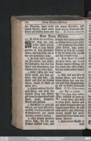 Vom Worte Gottes.