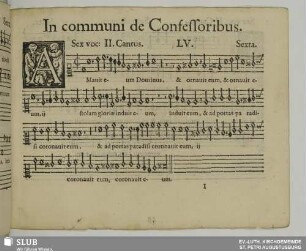 LV. Amavit eum Dominus