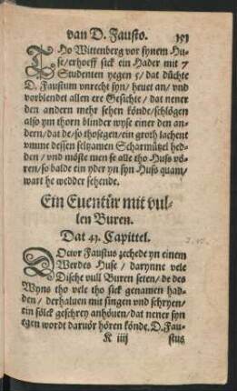 Ein Eventür mit vullen Buren. Dat 41. Capittel.
