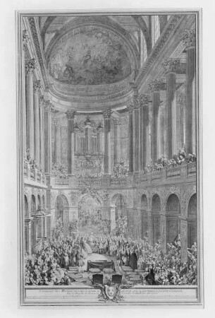 Hochzeit des Dauphin Louis mit der Infantin Maria Theresia von Spanien