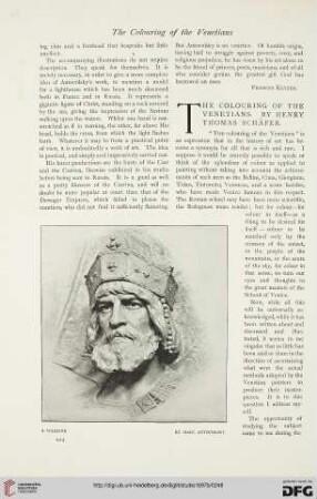 11: The colouring of the Venetians