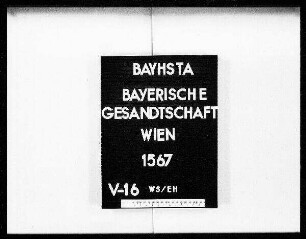 Inventar der Gesandtschaft