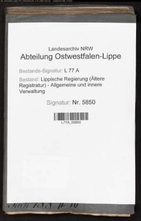 Anstellung des Wärterpersonals im Irrenhaus zu Brake, Bd. 2